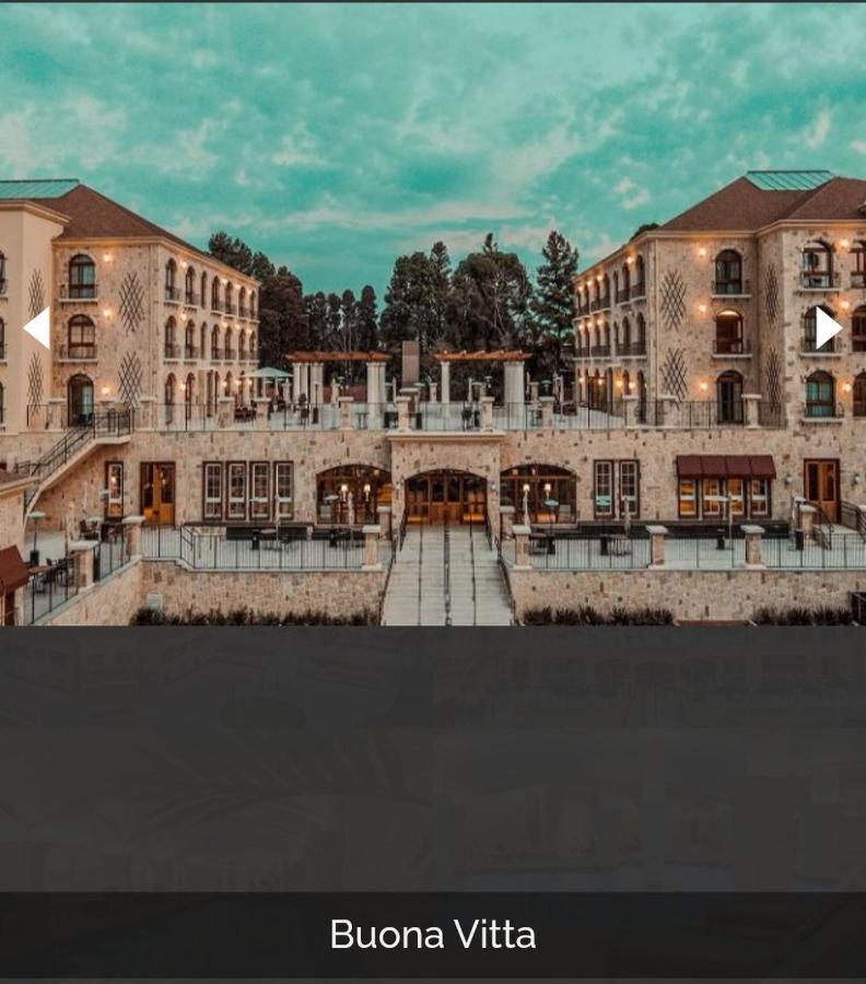 Buona Vitta Gramado Resort & Spa By Gramado Parks Exterior photo The photo shows a spacious and elegant building design, likely a hotel or resort. The structure features multiple stories and large windows, with outdoor seating areas visible on a terrace or patio. The exterior has a combination of stone and modern 